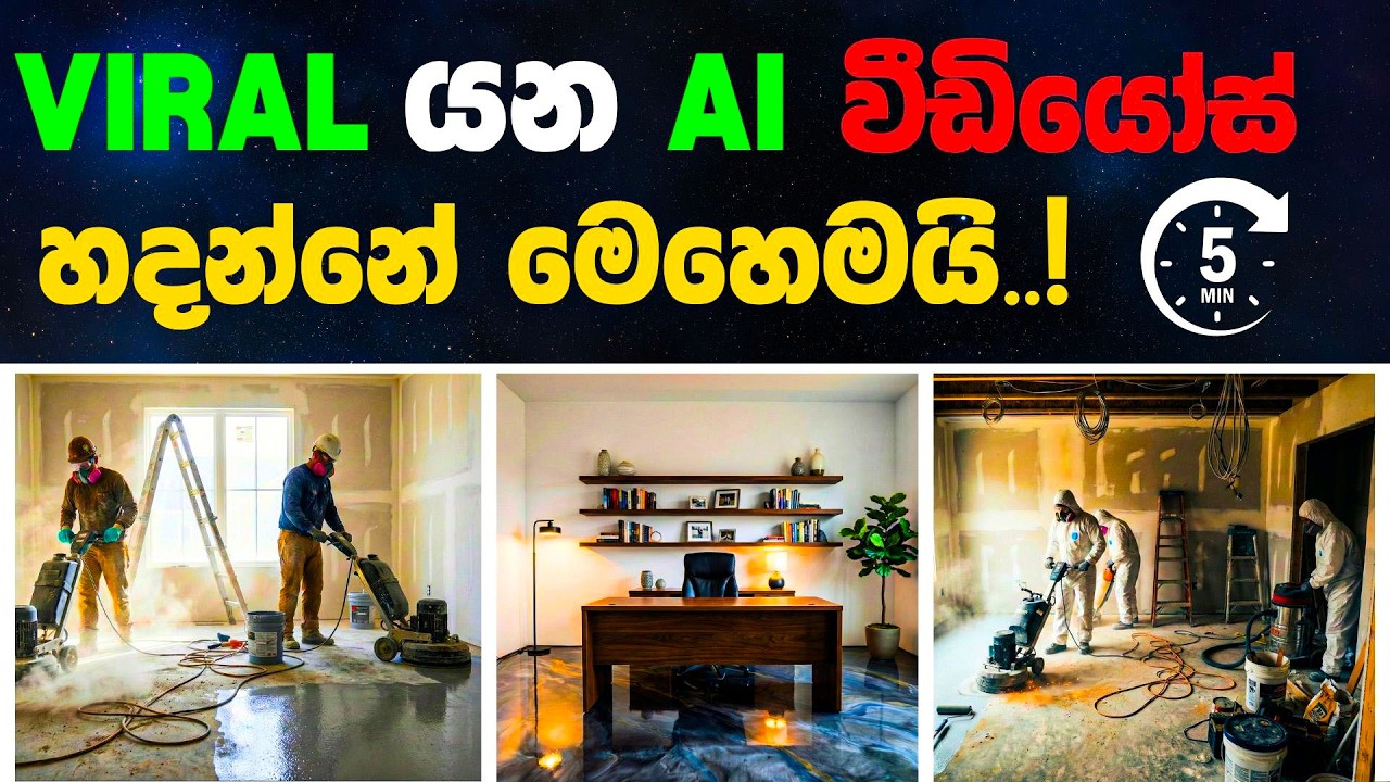Viral AI Video Secrets |🤫සති දෙකෙන් Views මිලියන ගණන් යන Viral AI Videos හදන්නේ මෙහෙමයි | #ai #viral