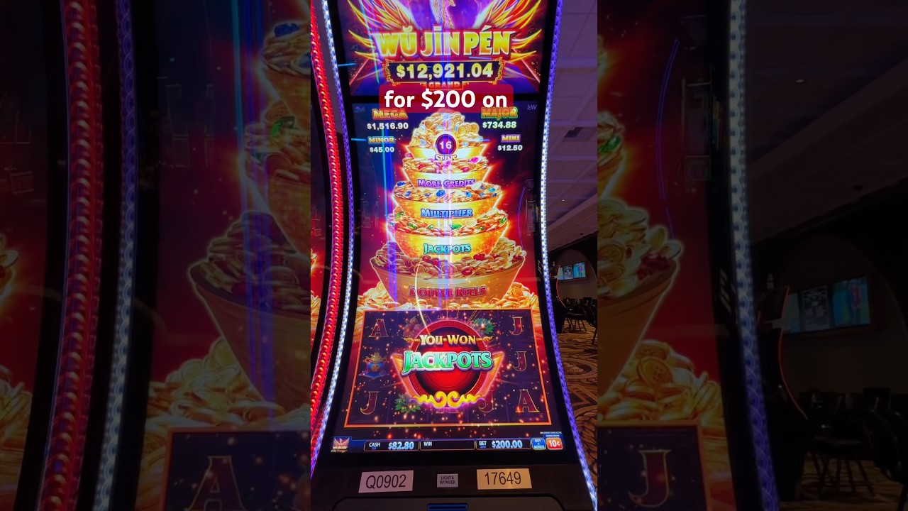 $200 Buy a Bonus on Wu Jin Pen! 😱 #slots #casino #gambling