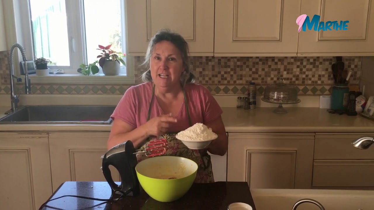 Recette de galette bananes et noix