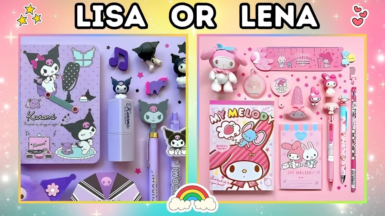 Lisa or Lena 💞  Stationery & School Supplies Haul ✏️📚💖✨