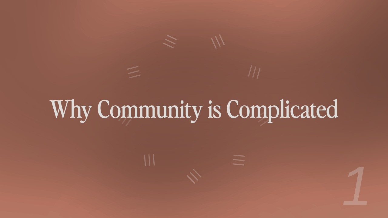Why Community is Complicated | Sharon Miller | Bright City Church