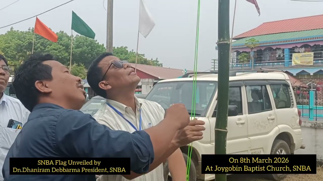 Flag Unveiled//SNBA/By Dn.Dhaniram, President,SNBA//at 37th AGM, SNBA