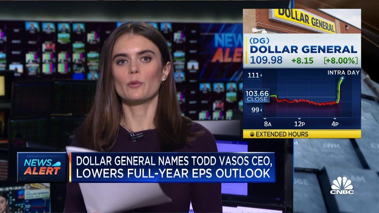 Dollar-General names Todd Vasos CEO, shares pop after the bell