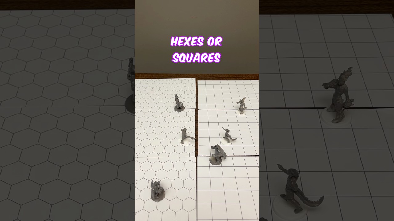 Hex vs Square Grids: Which is Better for a Miniatures Game - Astrum Conflict #devlog #tabletopgaming
