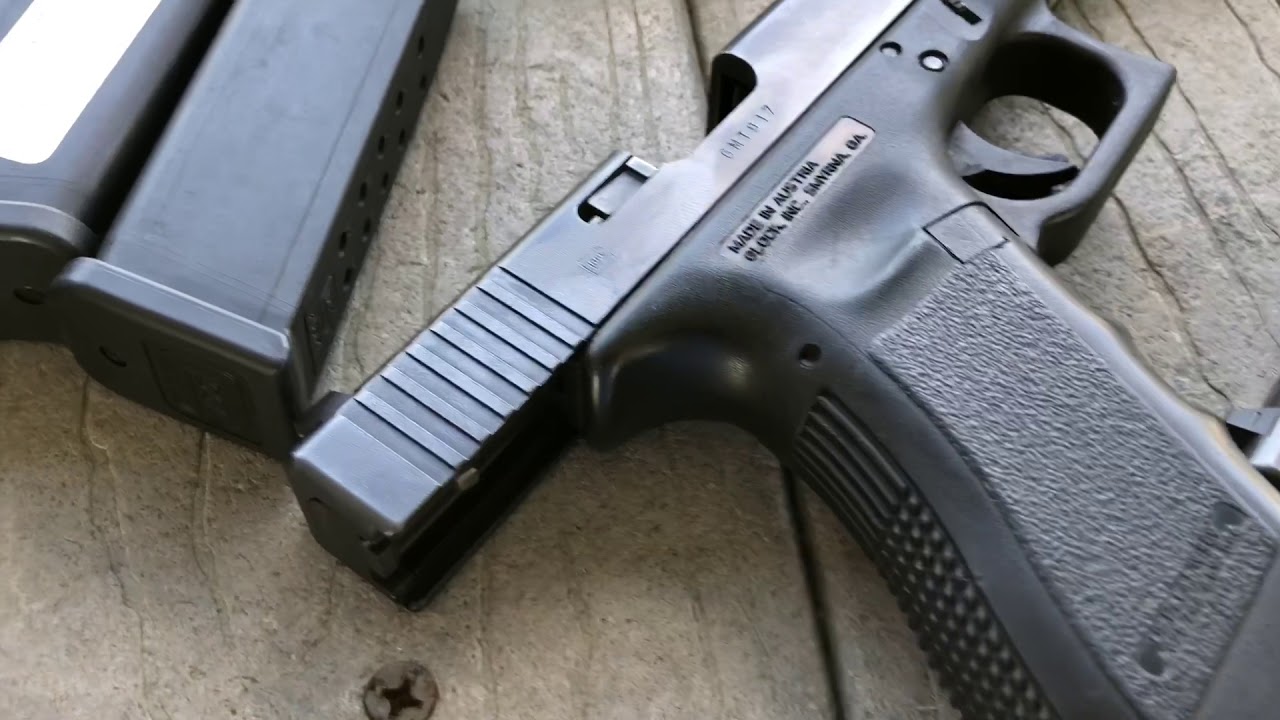 Shooting the Glock 23 and the Glock 22