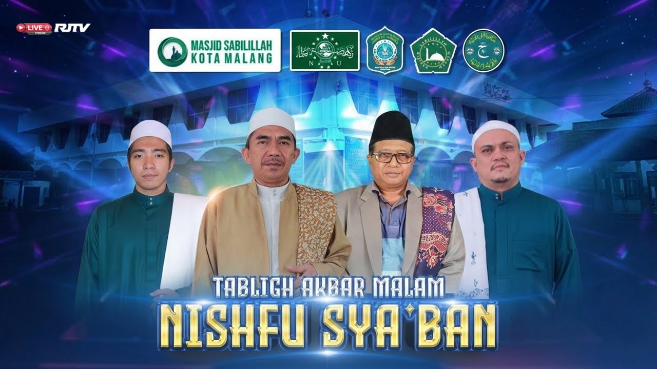 🔴 LIVE | Tabligh Akbar Malam Nishfu Sya'ban Bersama Majlis Riyadlul Jannah @ Masjid Sabilillah