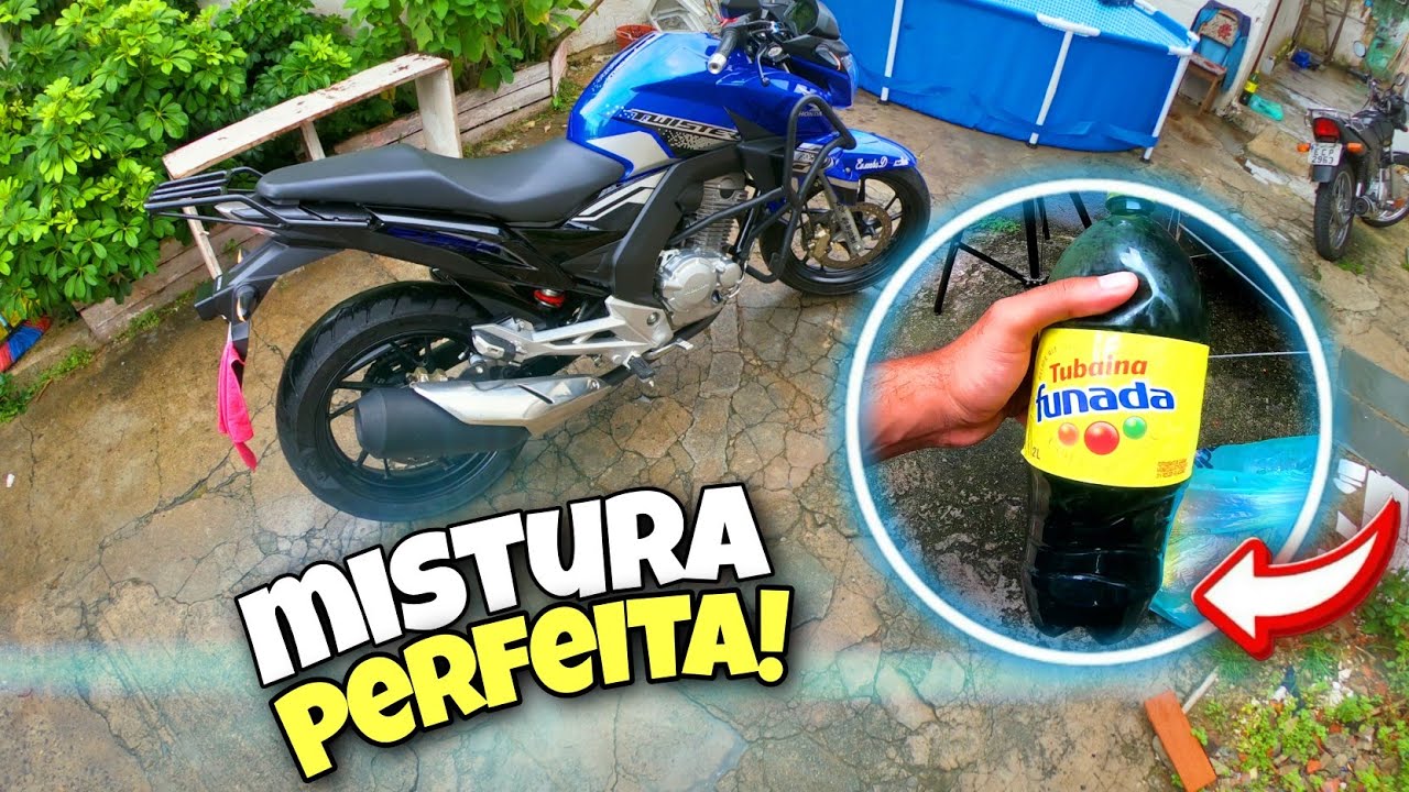 MINHA MOTO ESTAVA ESTRAGANDO NO SOL E NA CHUVA ATE EU FAZER ISSO!