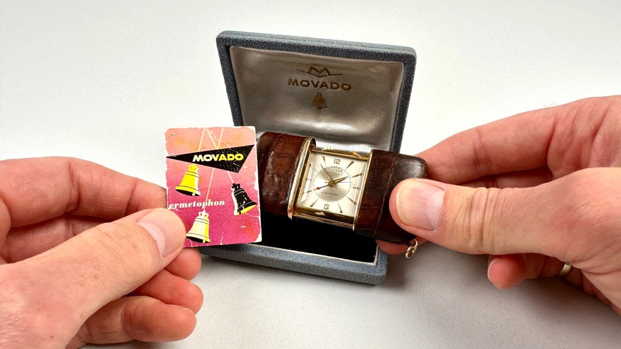 Movado Ermetophon 'Alarm' circa 1958