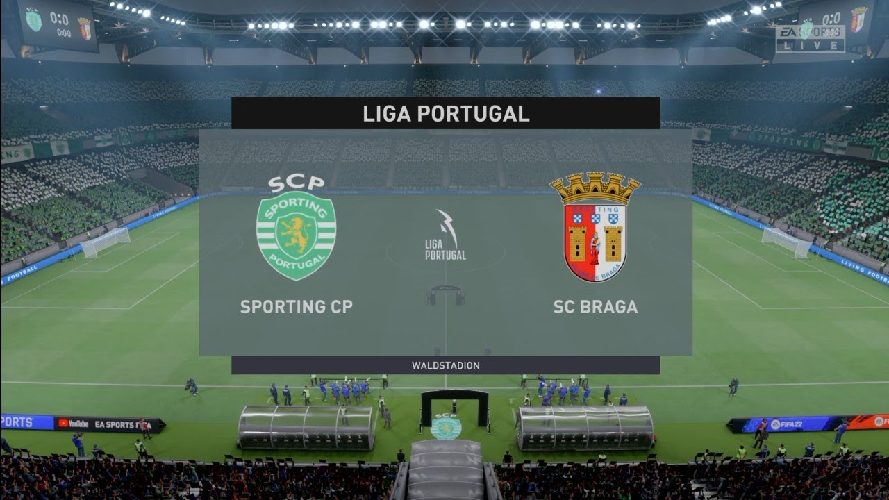 FIFA 22-PS4/ Liga Portugal/ 19° Rodada/ Sporting x Braga