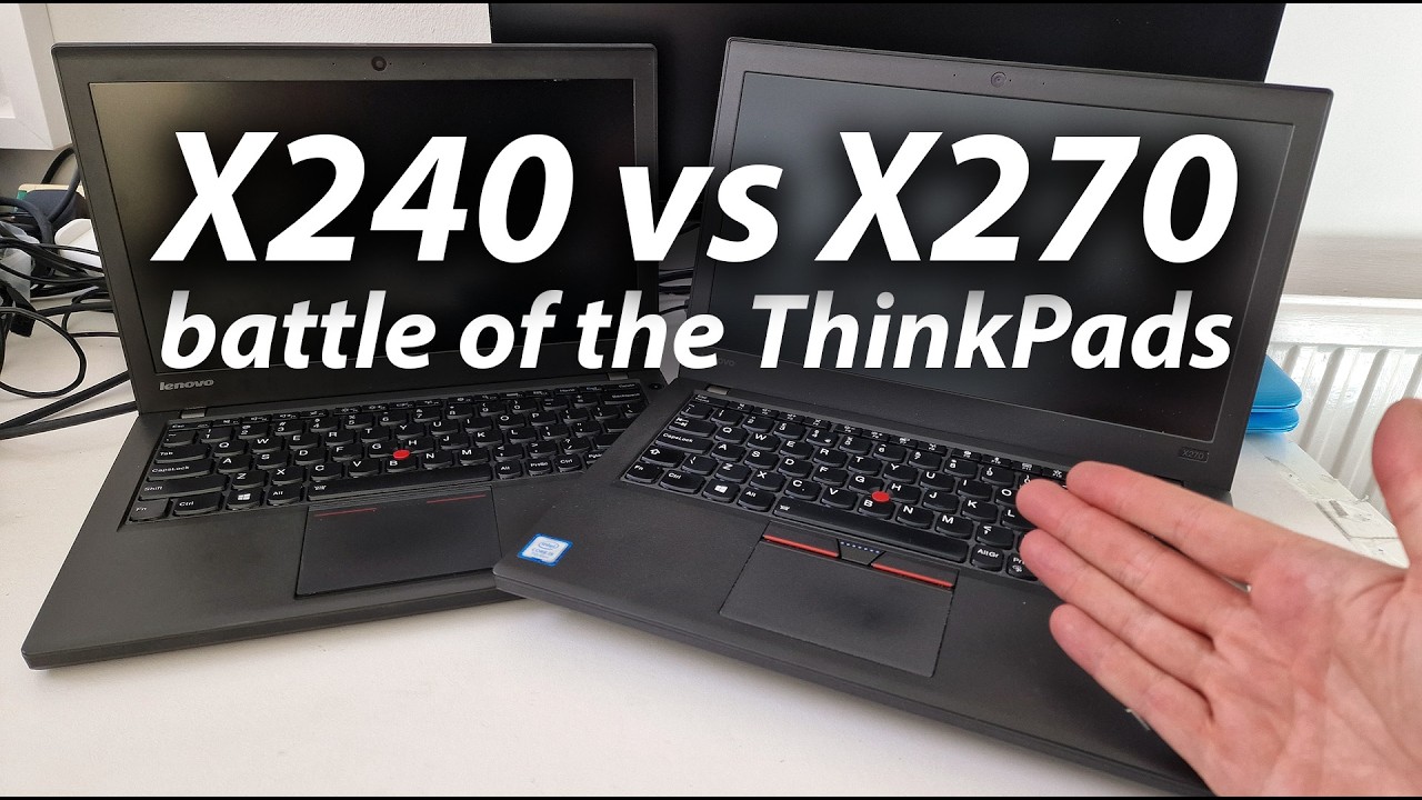 Lenovo ThinkPad X240 vs X270... 4th gen Intel vs 7th gen Intel (DDR3 vs DDR4, SSD vs nVMe)