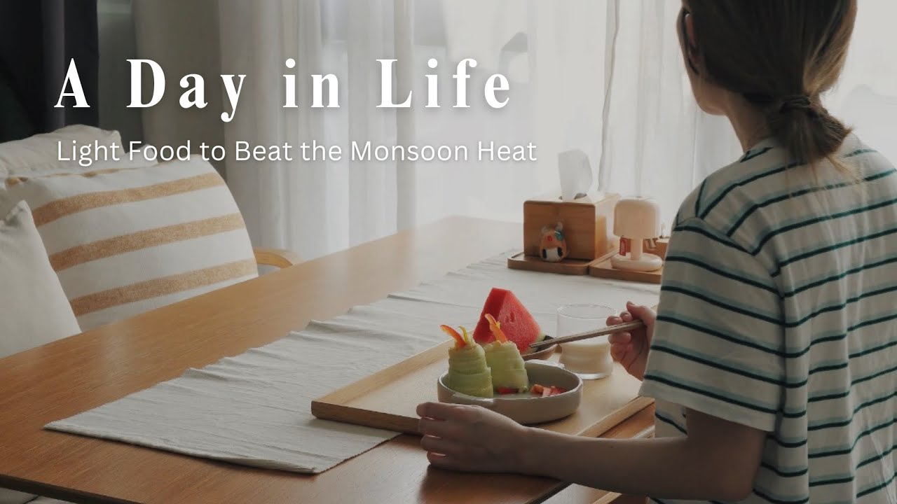What I Cook When It's Way Too Hot Outside | A Day in Life VLOG