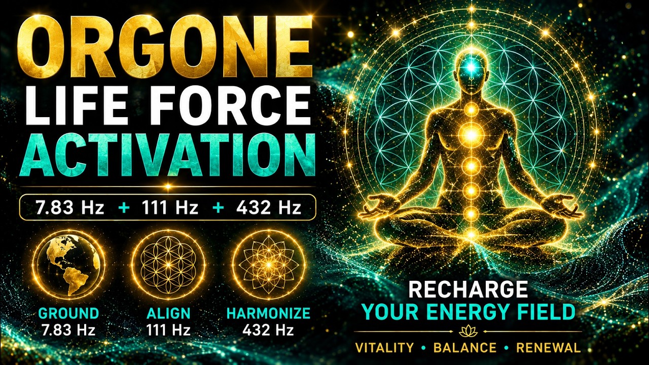 ⚠️ REBUILD YOUR DEPLETED LIFE FORCE | Orgone Energy Field Activation