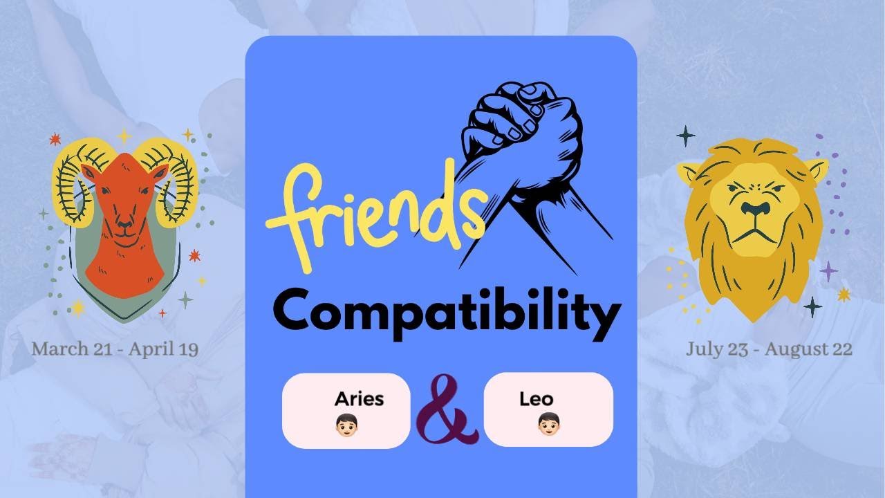 Aries boy & Leo boy | FRIENDSHIP COMPATIBILITY