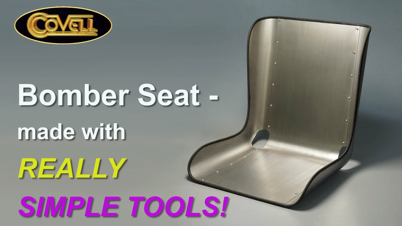 Bomber Seat - made with REALLY SIMPLE TOOLS!