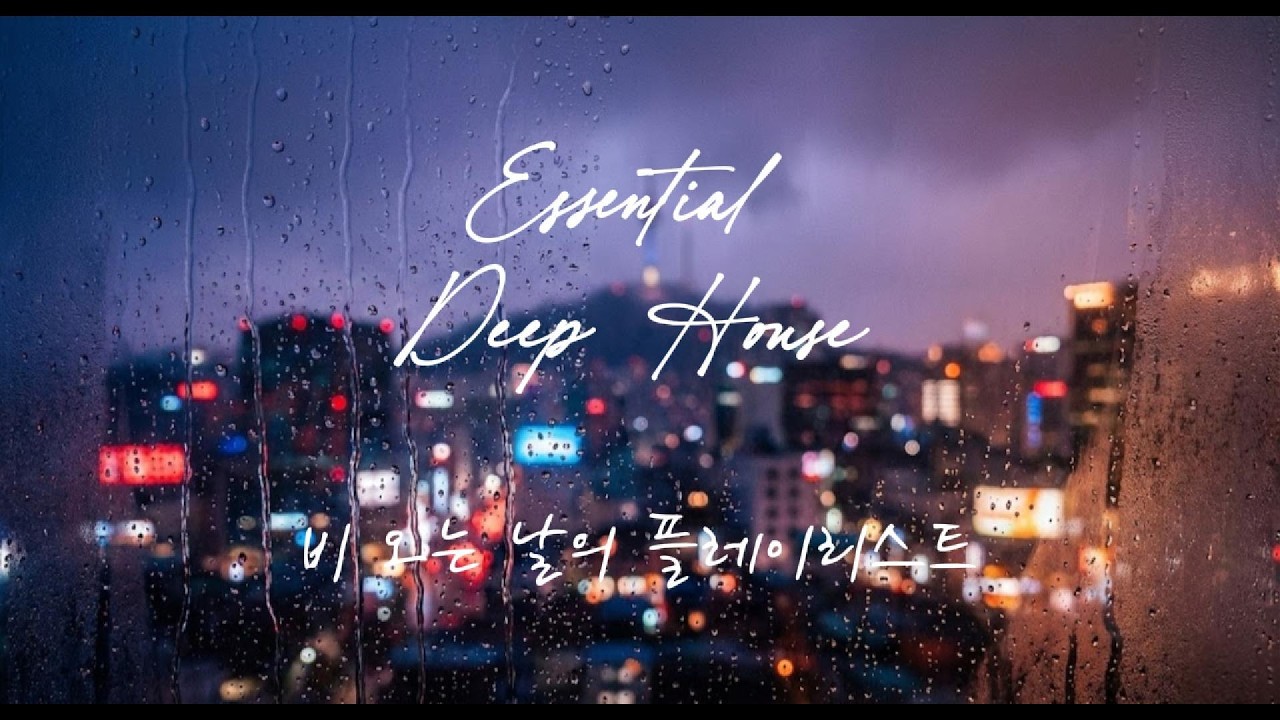 [Playlist] 비 오는 날 듣기 좋은 플레이리스트 ☔️ | 감성 딥하우스 1시간 (Deep House Mix)