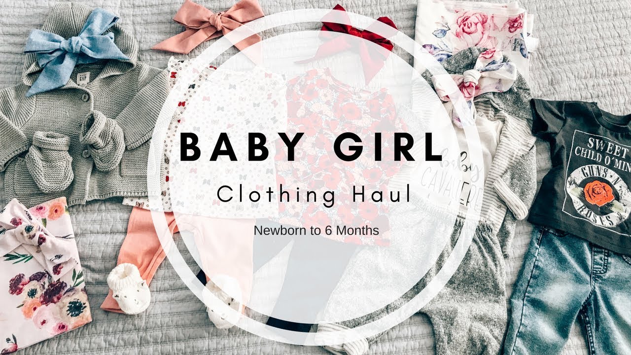 Baby Girl Clothing Haul | Newborn to 6 Months | Ashley Bloomfield