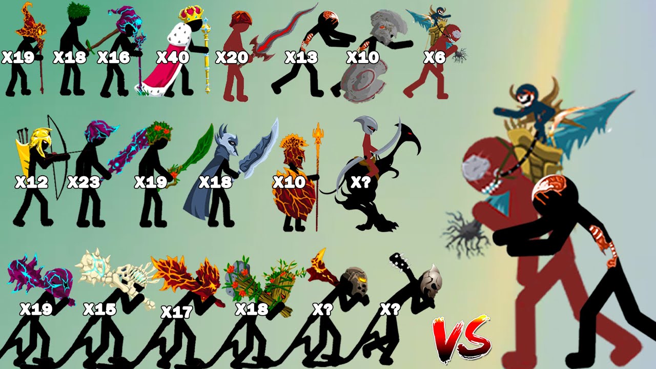 Stick War Legacy In Zombie Και Giant + Zombie Leader Vs All Stick Figures - Who Will Win?