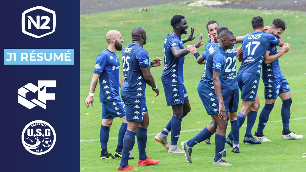 J1 N2 l C'CHARTRES FOOTBALL 2-1 US GRANVILLE - Résumé