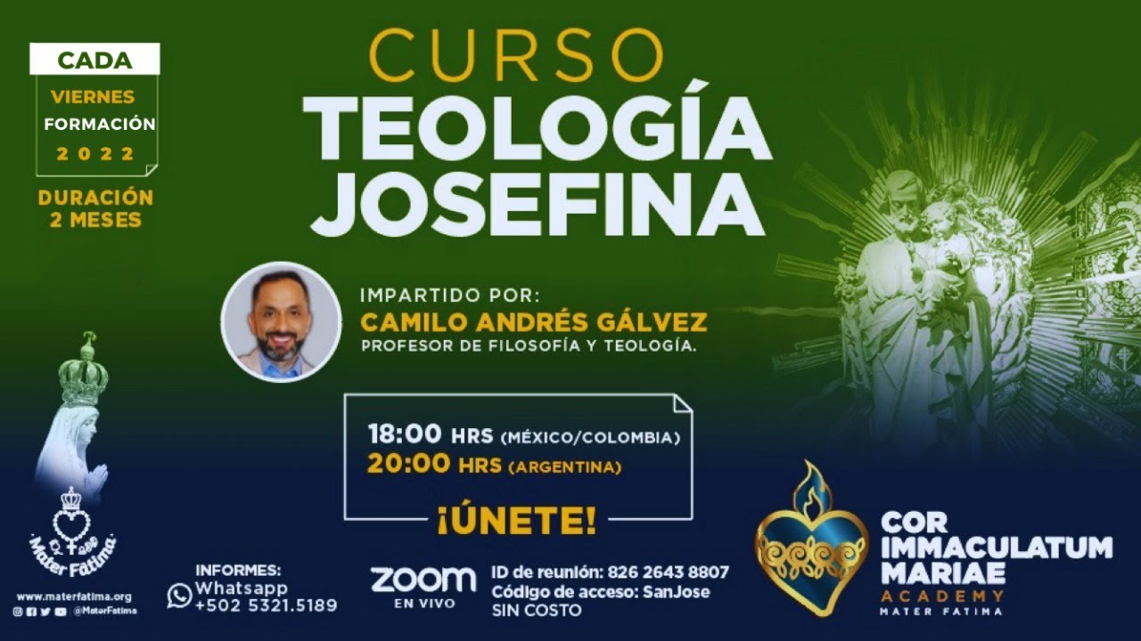 Curso de Teología Josefina - Octava Clase - 5 de agosto de 2022