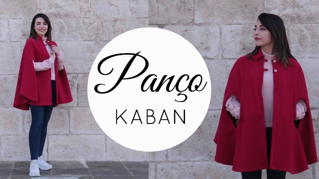 PANÇO KABAN DİKİMİ | Damla Toral | DIY PONCHO COAT