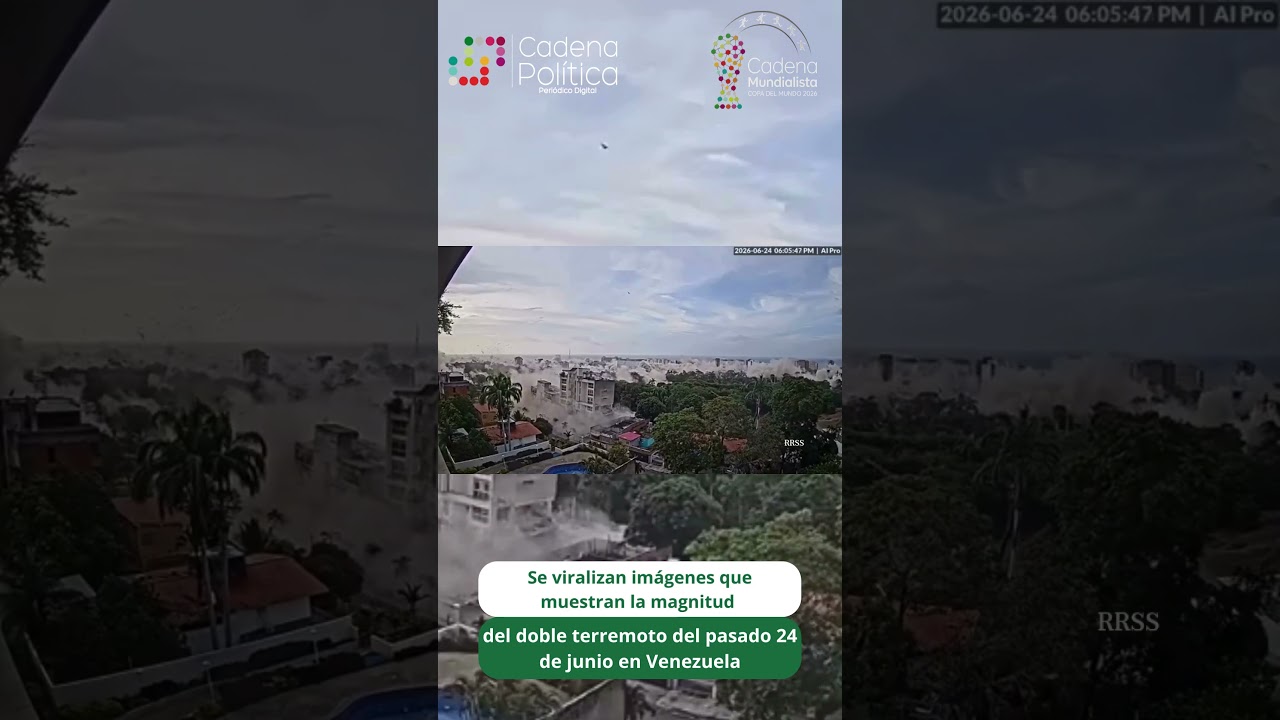 🚨🇻🇪 Venezuela: Im&aacute;genes muestran la magnitud del doble terremoto del pasado 24 de junio