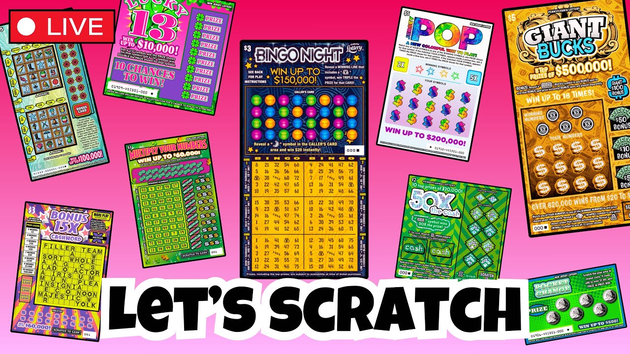 SCRATCH OFF LOTTERY TICKETS FROM MULTIPLE STATES