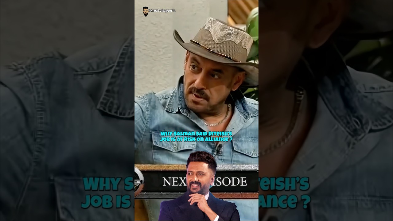 Why Salman Khan took Ritesh Deshmukh Name in Alliance #salmankhan #riteshdeshmukh #alliance