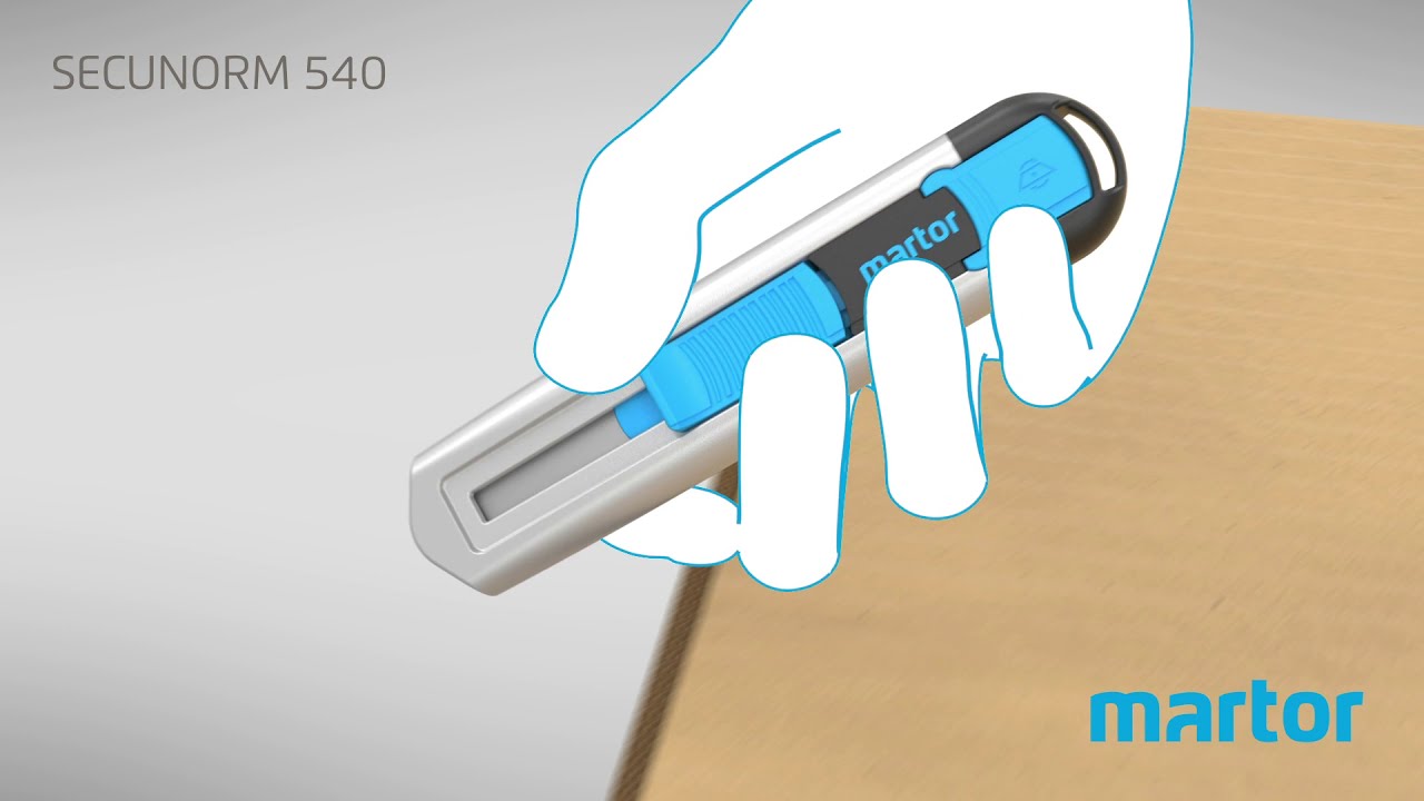 Safety knife MARTOR SECUNORM 540 Product Video GB