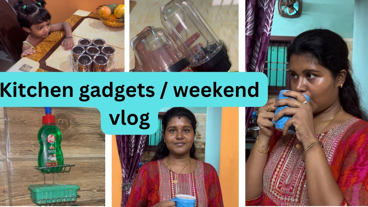 Weekend vlog/ New kitchen gadgets/ spice container/ bullet jar review/ daily vlog/ tales of Saranya