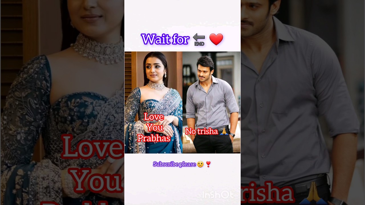 Prabhas with beautiful girlfriend #love #prabhas #trisha #new #movie #marriage #trending #shorts