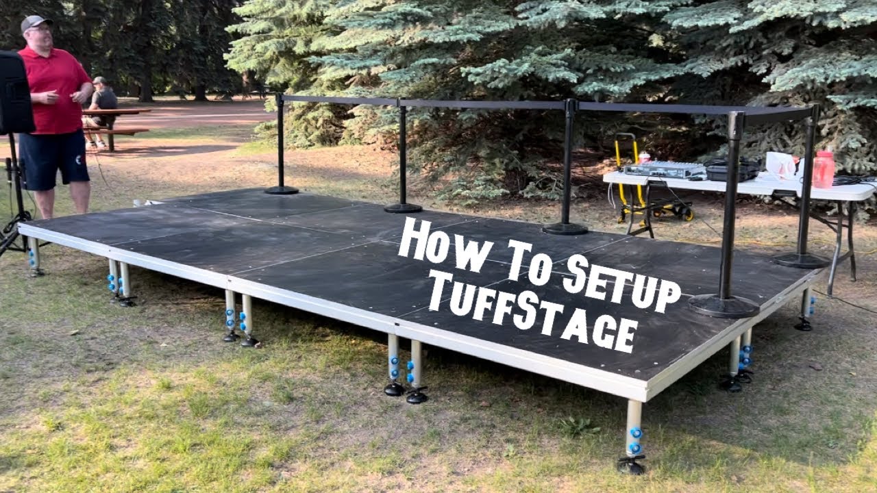 How To Setup Tuffstage Stage Decking