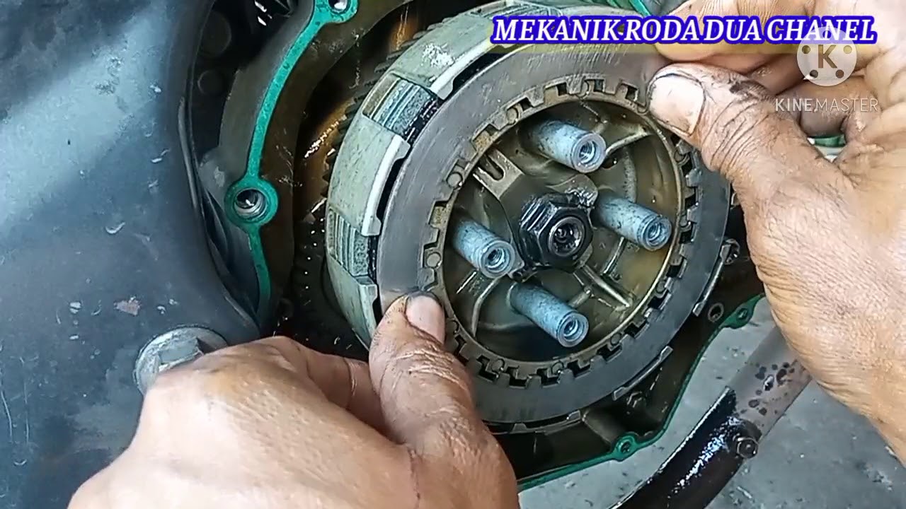 cara ganti kampas kopling Vixion old@mekanik roda dua chanel
