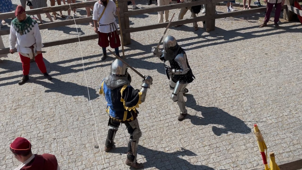 Epic Medieval Battles: Knights Fighting in Full Armor