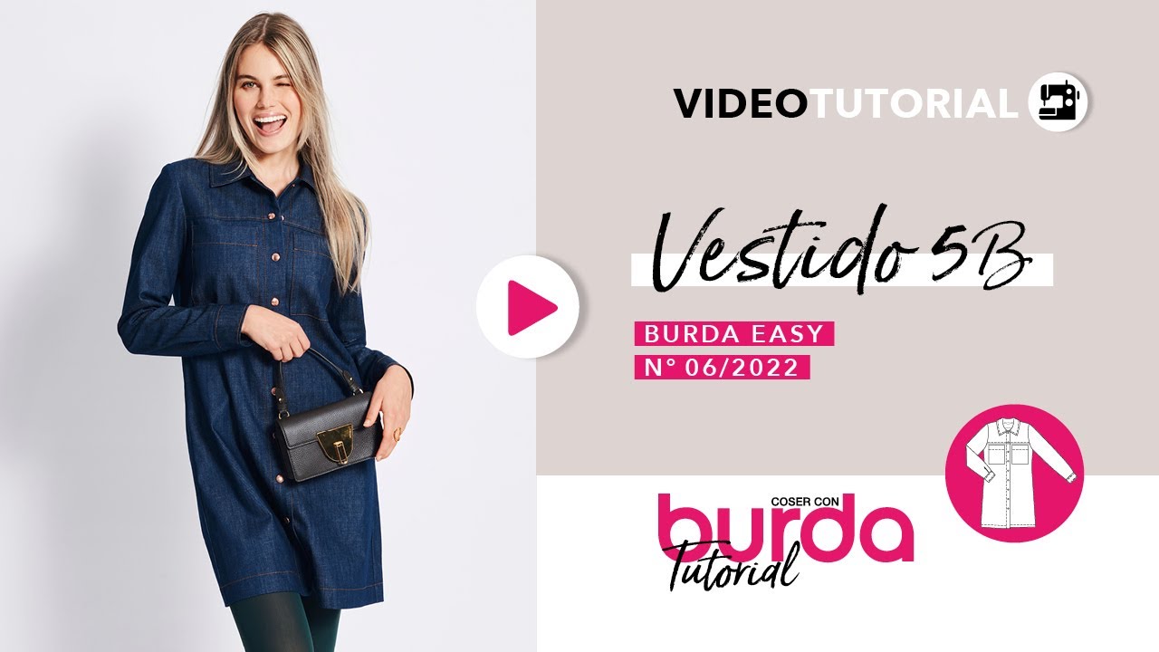 Vestido 5B | Burda Easy #6 | Noviembre/Diciembre 2022