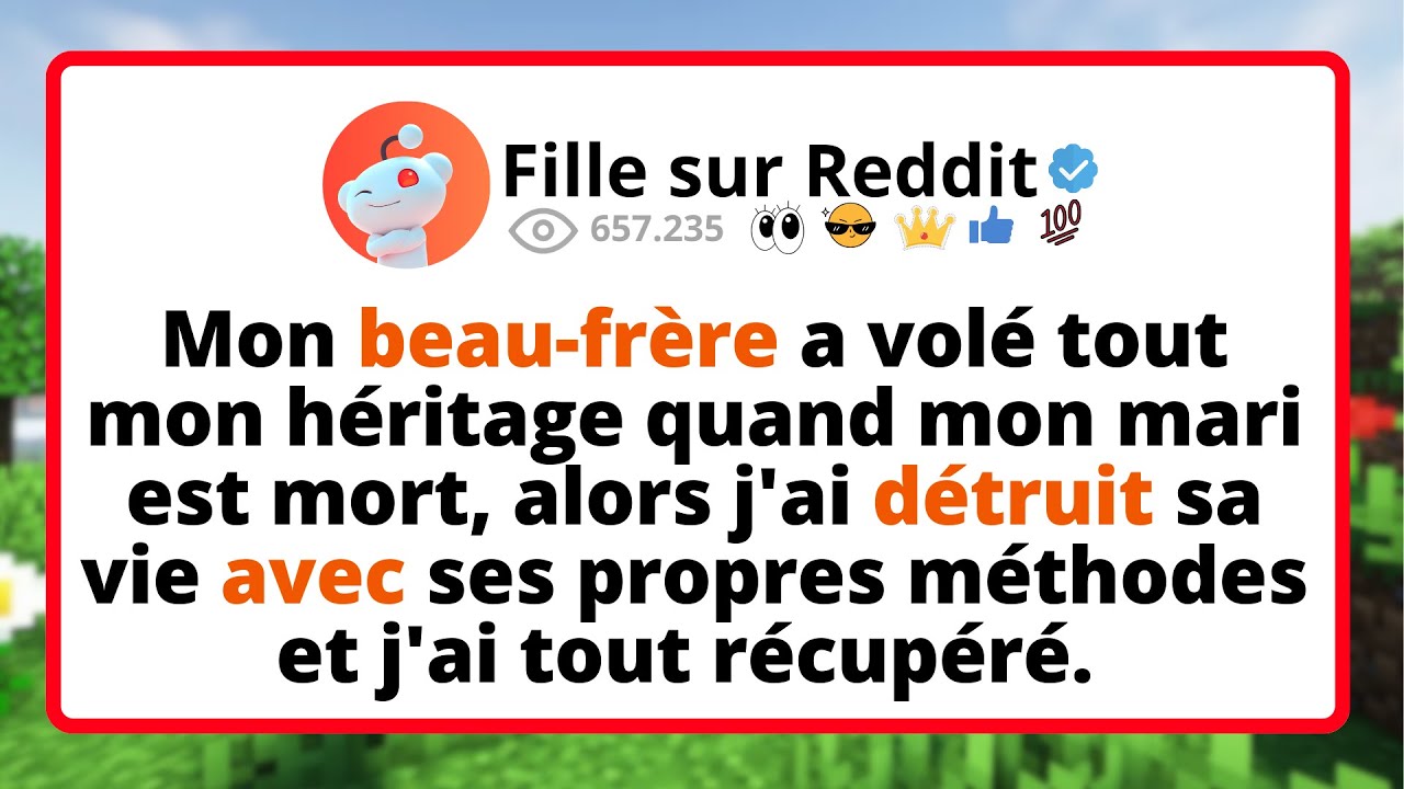 Mon beau-frère a VOLÉ tout mon héritage quand mon mari est MORT, alors j'ai détruit sa VIE avec...
