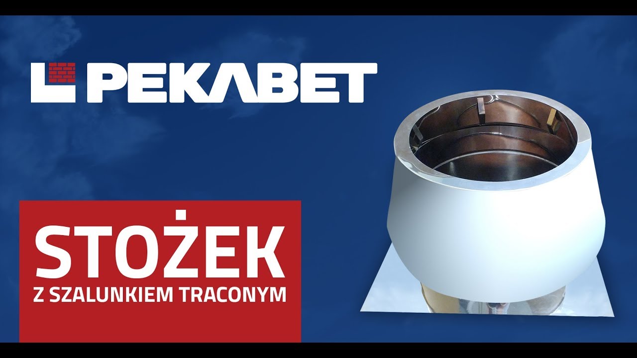 PEKABET Nasada kominowa STOŻEK z szalunkiem traconym