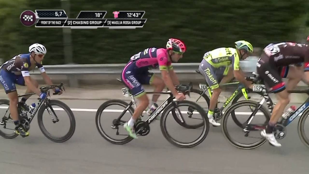 Matteo Trentin wins a thrilling stage at the Giro d'Italia