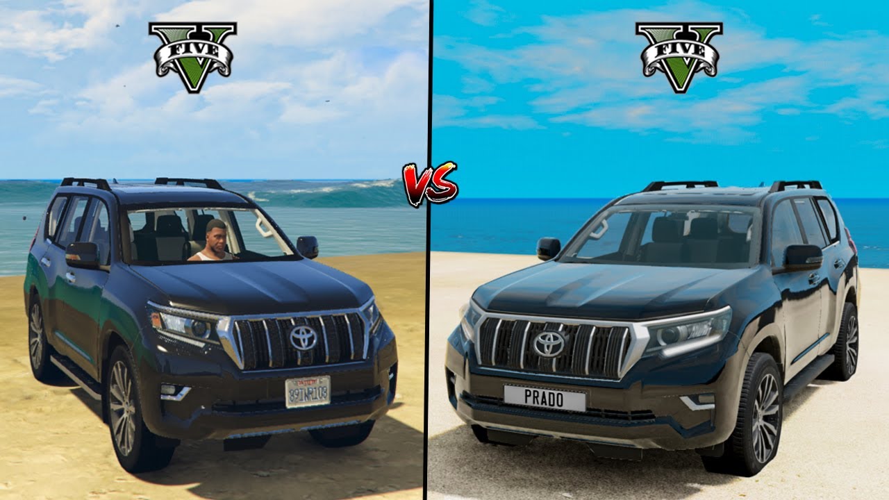 Gta 5 Toyota Land Cruiser Prado Vs Beamng.drive Toyota Land Cruiser Prado | WHICH IS BEST?