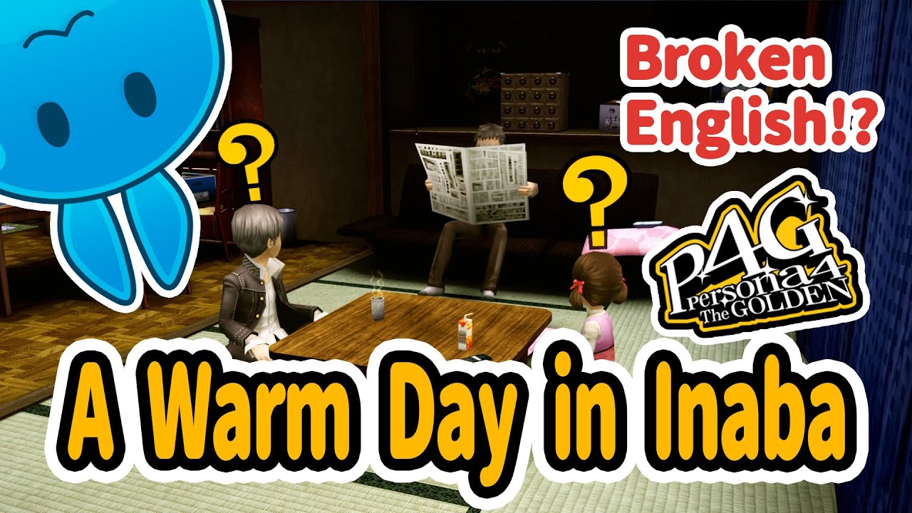 Playing Persona4... With My Very Broken English🐰😂🐰#37|A Warm Day in Inaba
