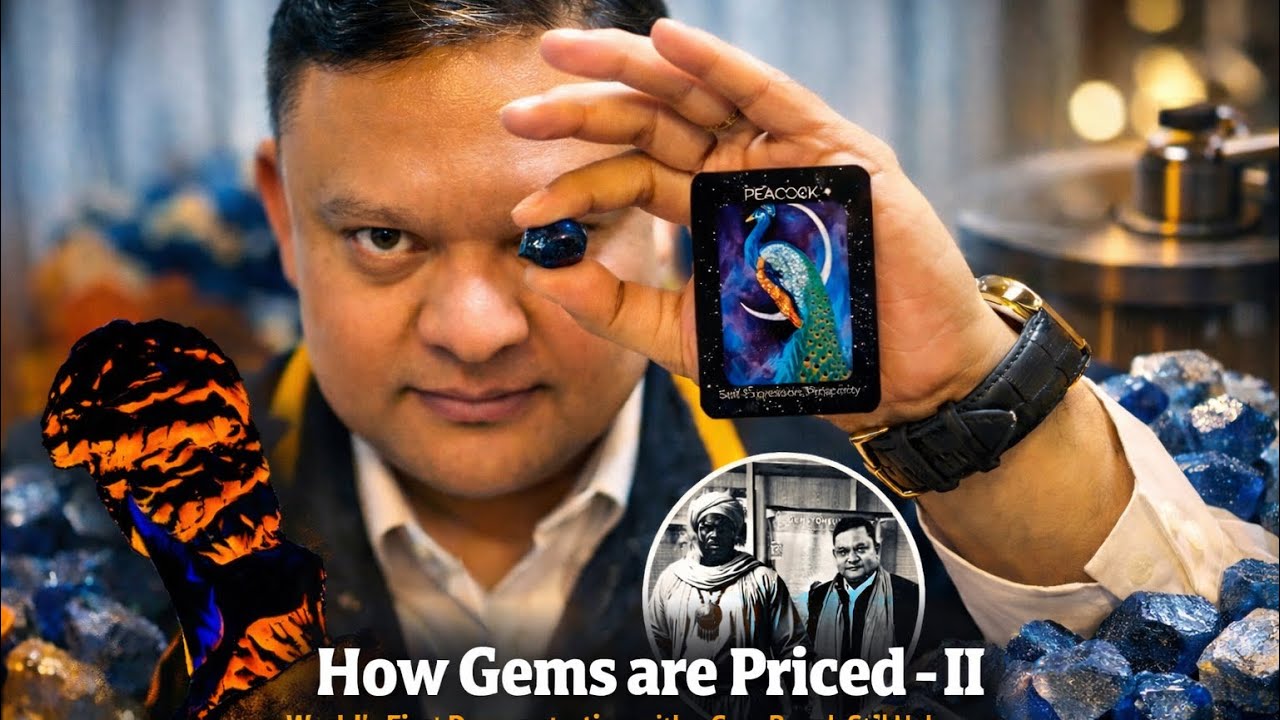 ⚛️How Gems Are Priced – II | World’s First Real Demo with Sapphire Rough | Guruji Shrii Arnav-Legend