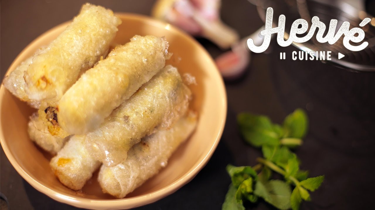 Recette NEMS au POULET croustillants (Cuisine Asiatique)