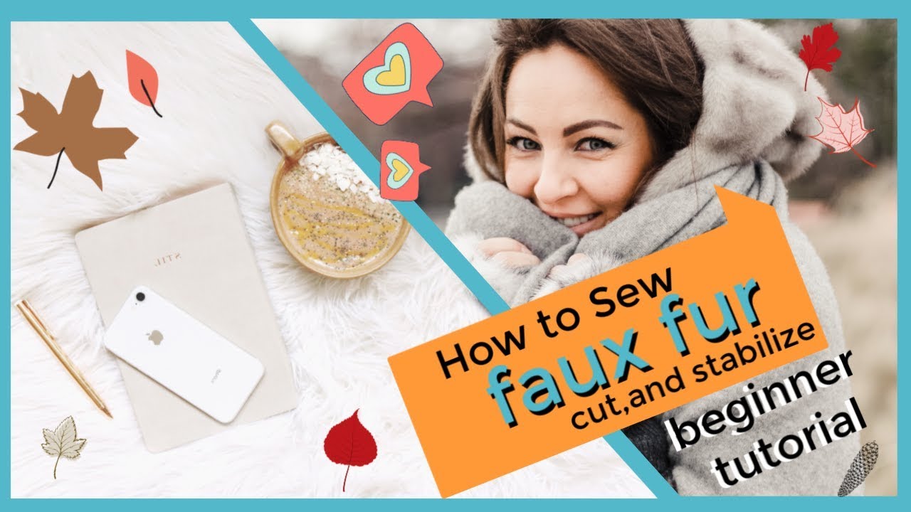 How to Sew and Cut Faux Fur: Beginner Sewing Tutorial. Great for costumes and Halloween