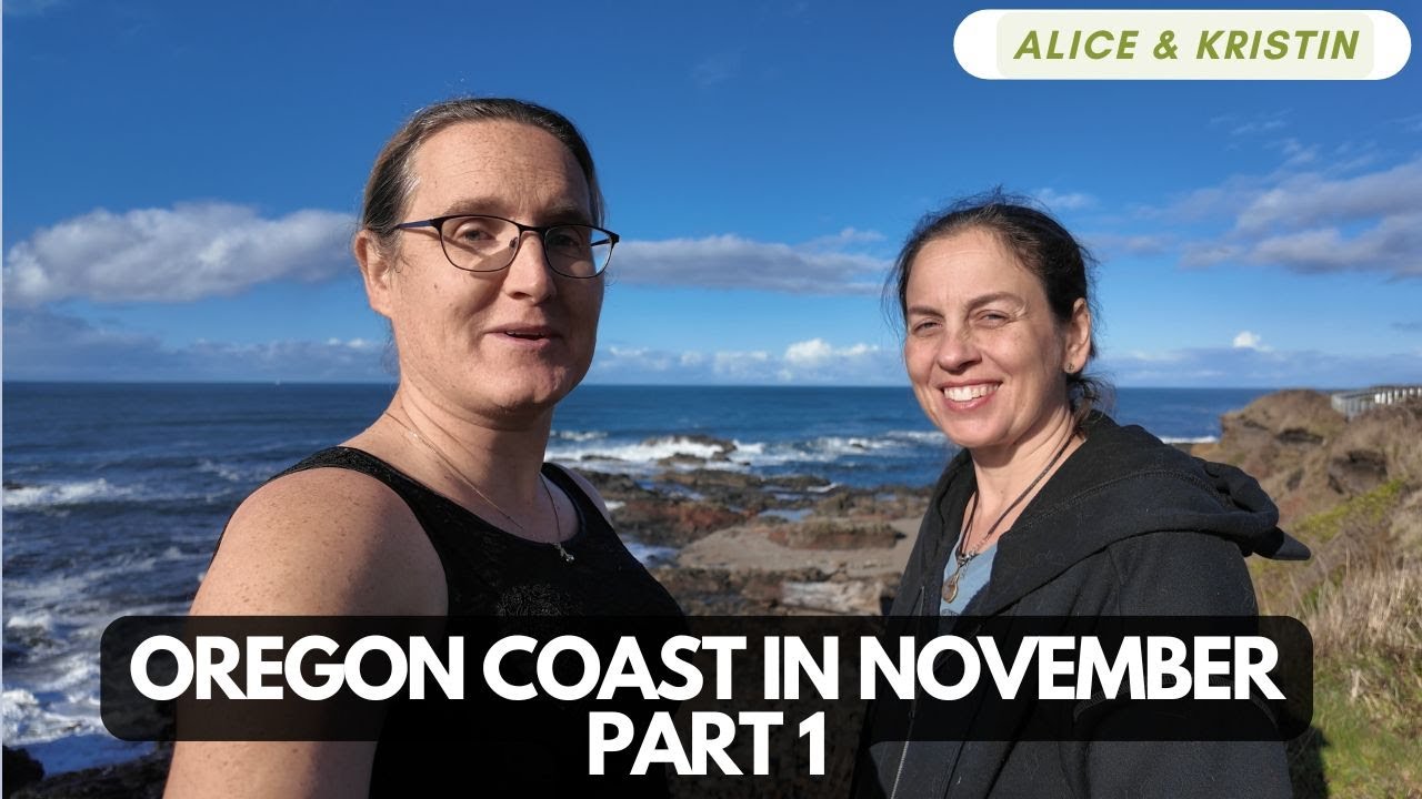 Oregon Coast vanlife in November 2024