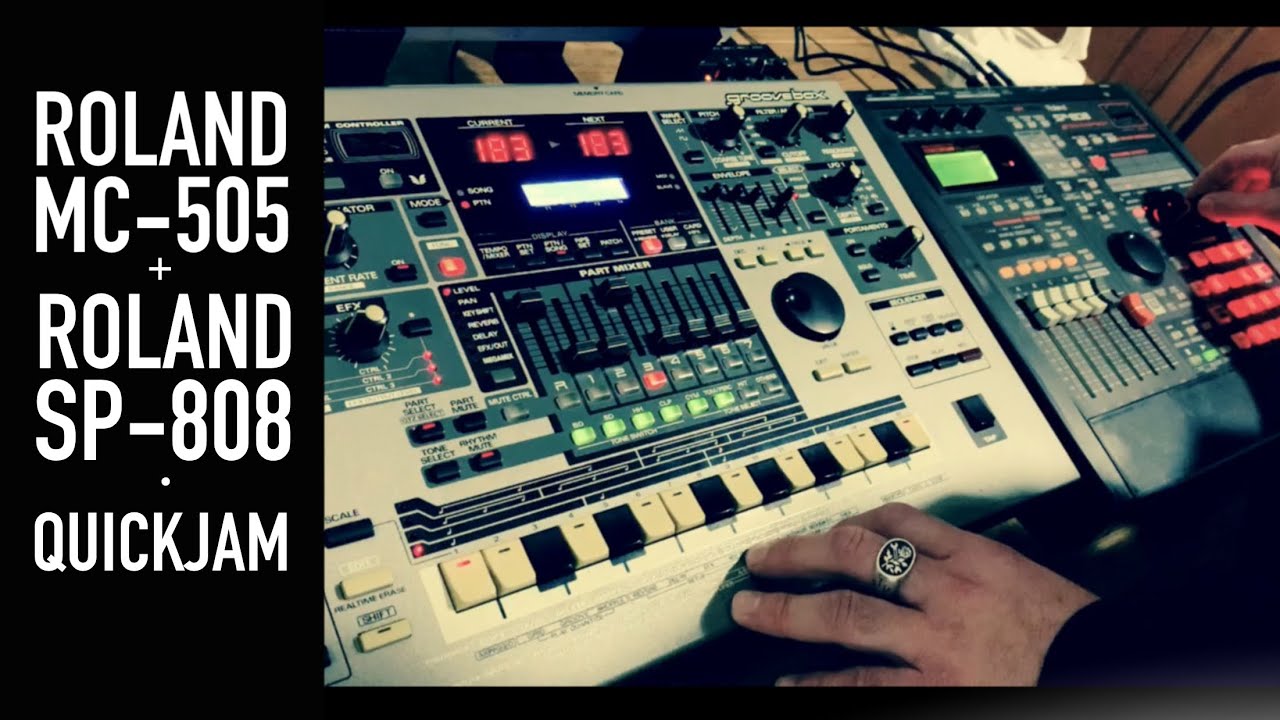 Roland MC 505 / Roland SP 808 - Filter House Quick Jam