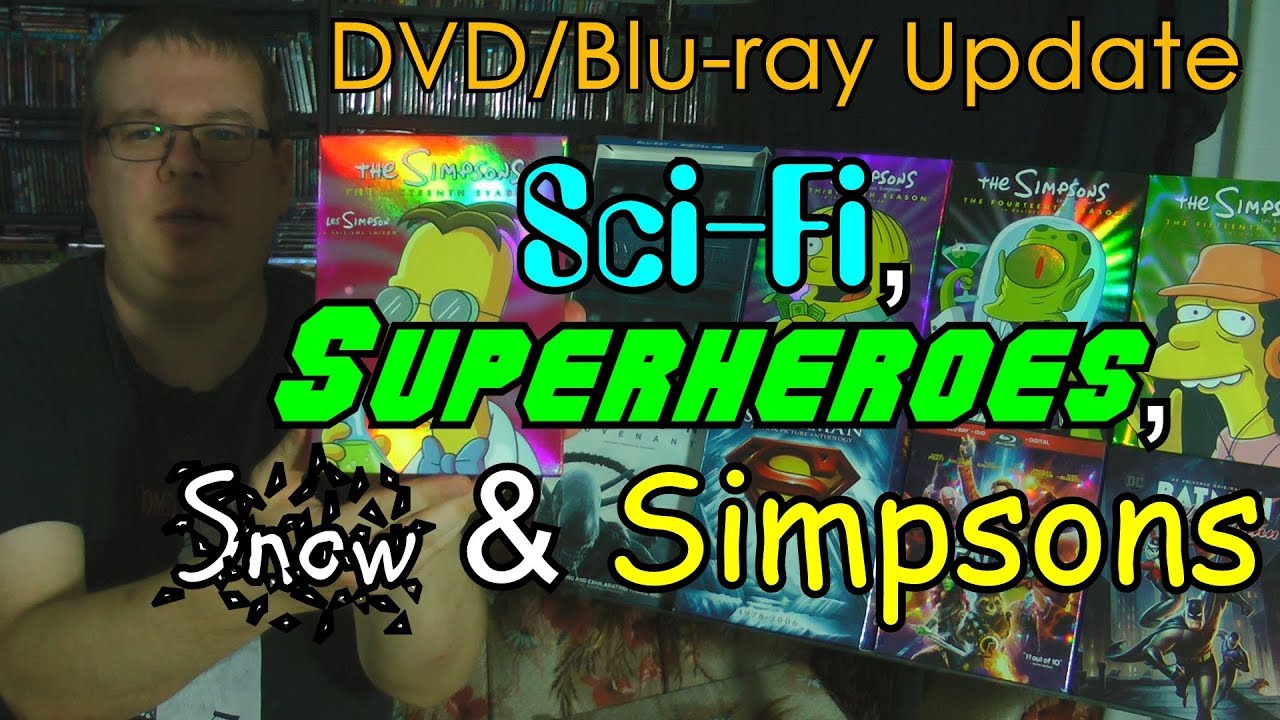 Sci-Fi, Superheroes, Snow and Simpsons DVD/Blu-ray Update