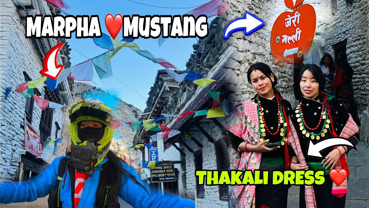 MARPHA MA THAKALI DRESS  ❤️PANI LAGAYO //❤️PHARI MAYALU 🏍️LARYO😭[EP-10]@Roshnivlog-369