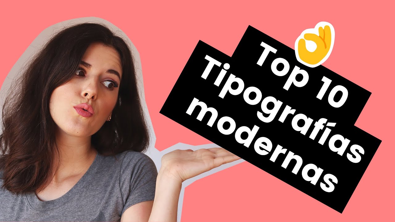 Las 10 Mejores TIPOGRAFÍAS MODERNAS