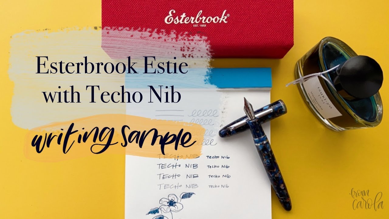 Esterbrook Estie with Techo Nib: Writing Sample
