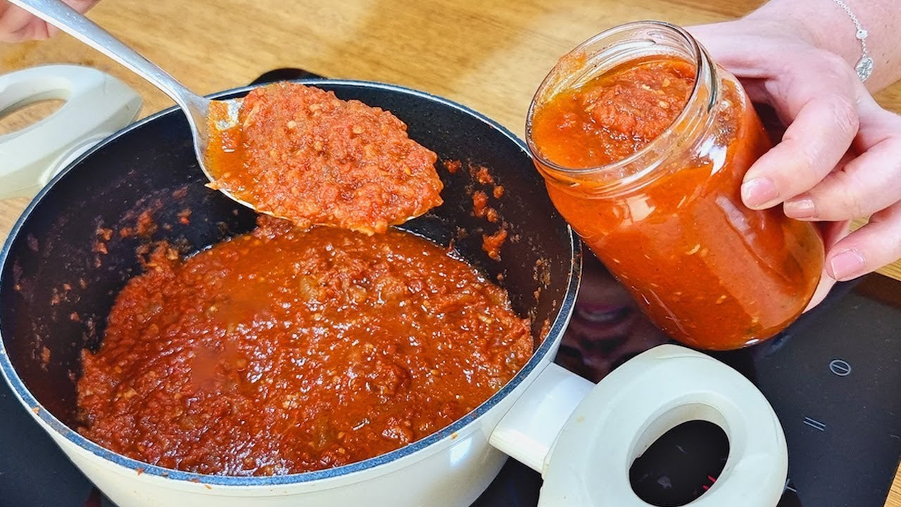 SALSA DE TOMATE CASERA, F&Aacute;CIL Y R&Aacute;PIDA - Es Deliciosa, Saludable y Barata - 100% NATURAL
