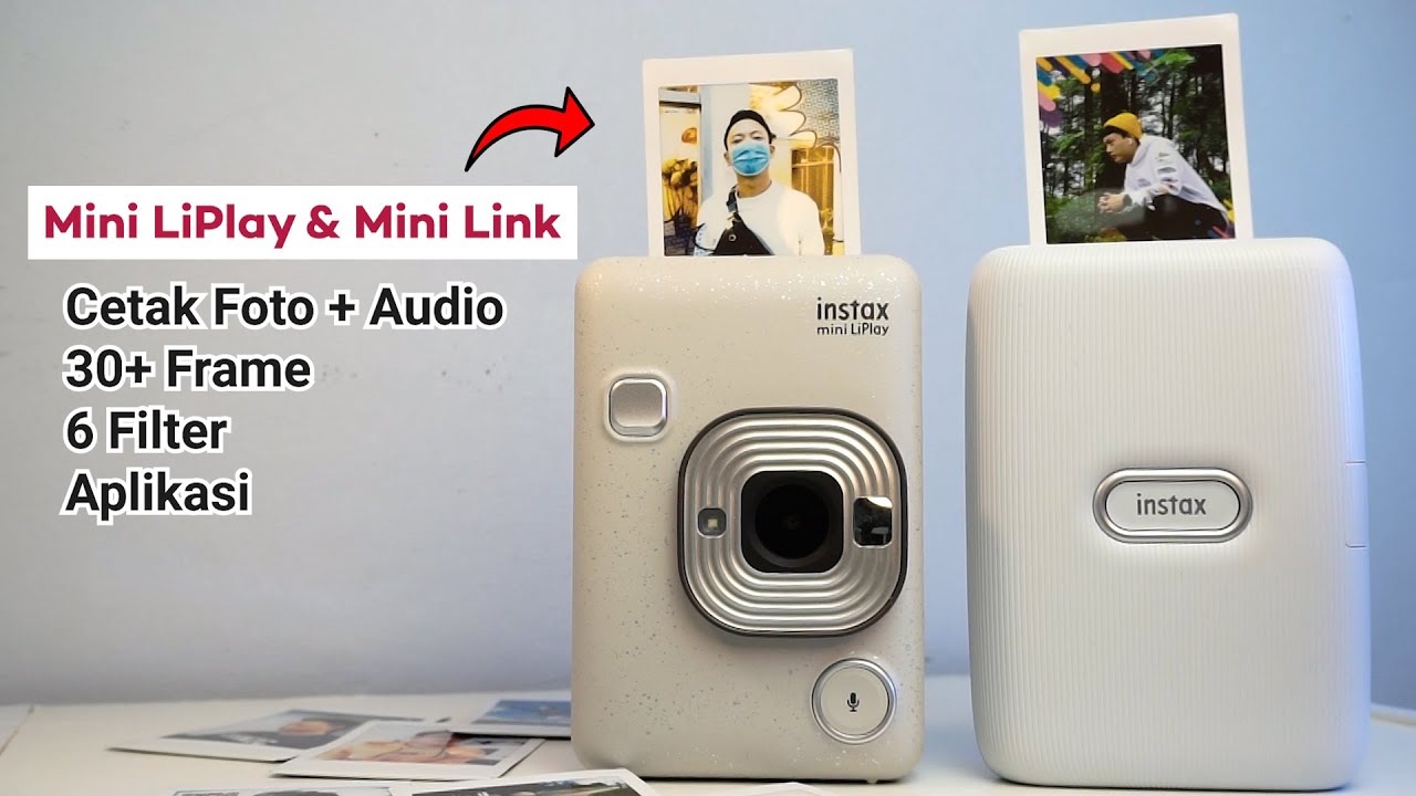 KAMERA INSTANT PINTAR Langsung Print Foto | Review Fujifilm Instax Mini LiPlay & Mini Link